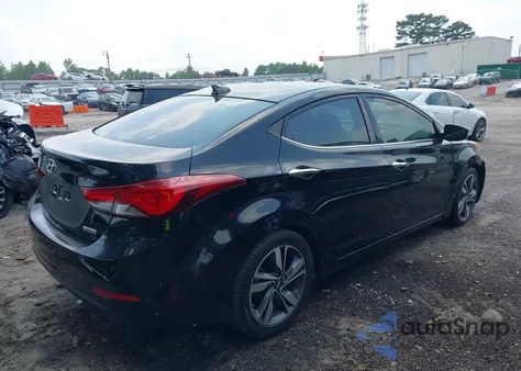 2014 Hyundai Elantra Limited z USA, uszkodzony, nr VIN KMHDH4AE5EU070651